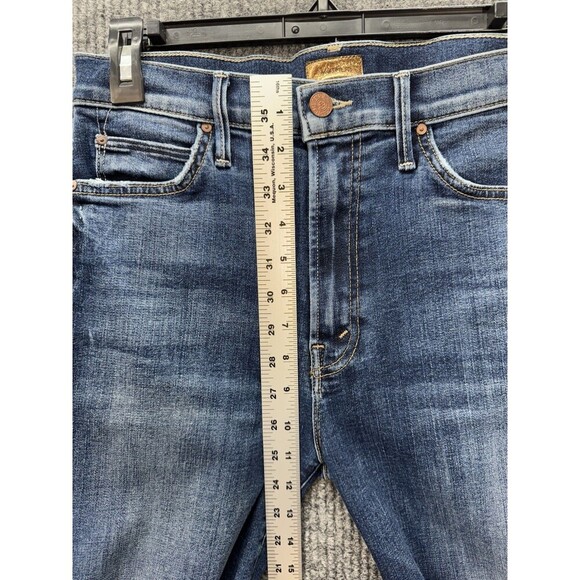 Mother The Swooner Rascal Ankle Jeans Size 28x26 Dont Mind Me Wash High Rise - Picture 10 of 12